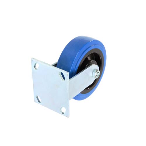 Caster 6"X2" Rigid Blue900Lbs Polyurethane