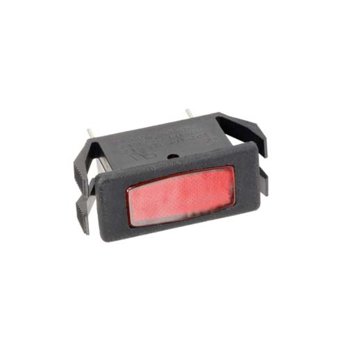 Light Indicator Red Rect 250V